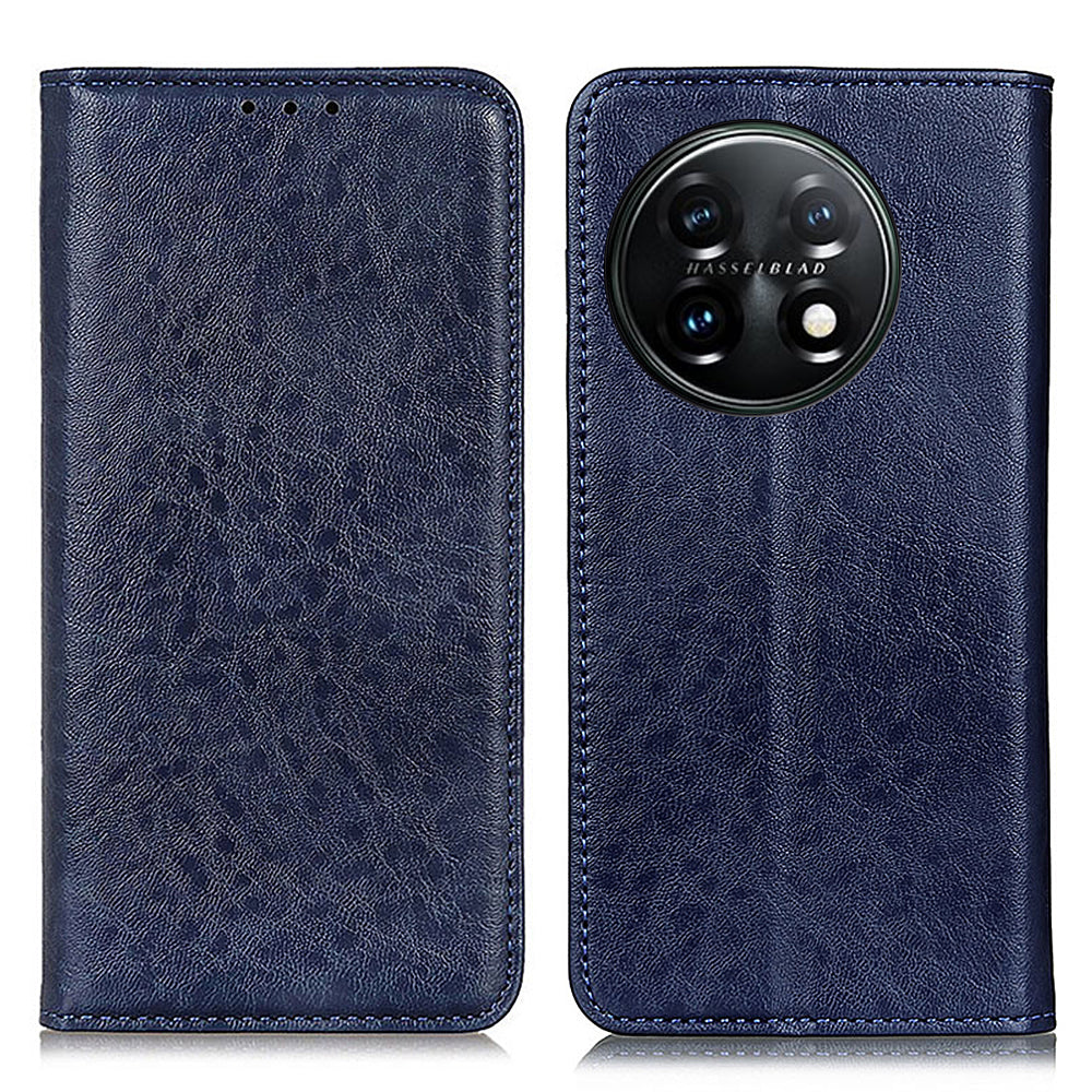 For OnePlus 11 5G Cell Phone Case Stand Crazy Horse Texture PU Leather Wallet Shockproof Phone Cover For OnePlus 11 5G Cell Phone Case Stand Crazy Horse Texture PU Leather Wallet Shockproof Phone Cover
